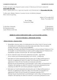 COMMUNE D'IXELLES GEMEENTE ELSENE Ixelles, le 27 ...