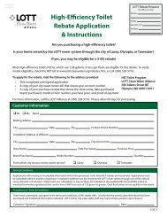 High-Efficiency Toilet Rebate Application and Instructions