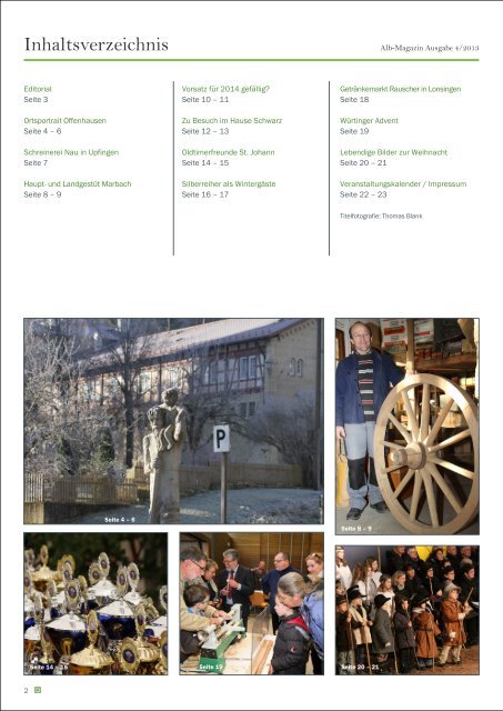 Alb Magazin - Ausgabe Kispel Lauter 4/2013 