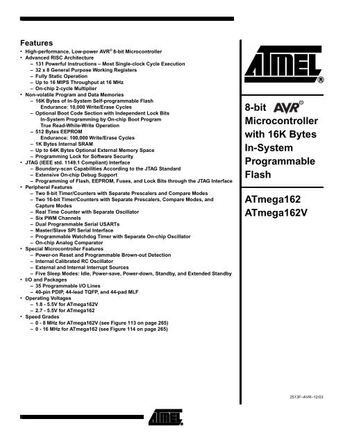 ATmega162/V