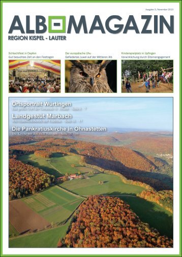 Alb Magazin - Ausgabe Kispel Lauter 3/2013 