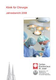 Jahresbericht 2008 - Caritas-Krankenhaus St. Josef Regensburg