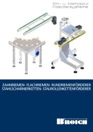 ZAHNRIEMEN- FLACHRIEMEN ... - Broich-Systemtechnik GmbH