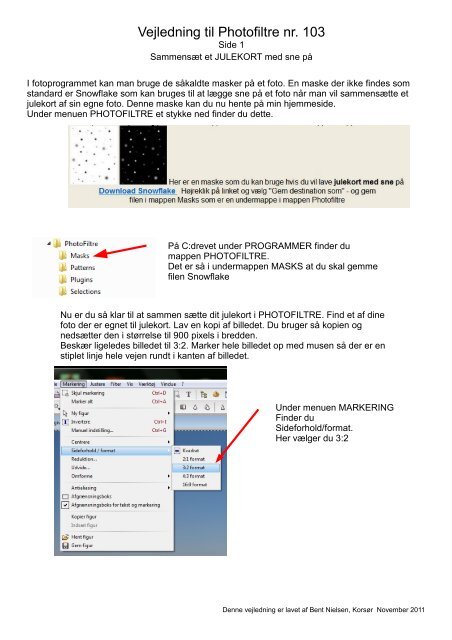 Vejledning til Photofiltre nr. 103