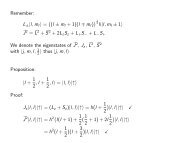 S+L, general case Perturbation theory, non-degenerate and ...