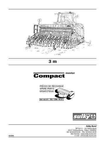 compact master - Sulky Burel