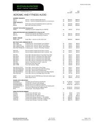 aeromic and fitness audio - Edwards Sound