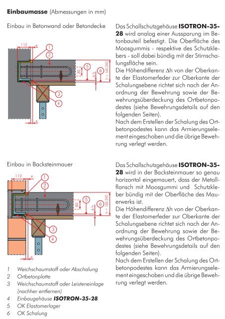 Ruheschutz im Treppenhaus - Bieri Baumaterial AG