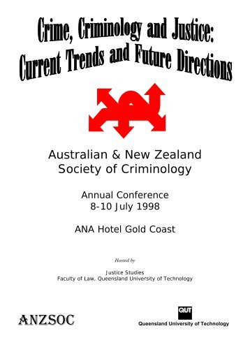 Crime, criminology and justice : current trends and future ... - ANZSOC