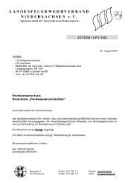 Landesfeuerwehrverband Niedersachsen e - Feuerwehr Harsefeld