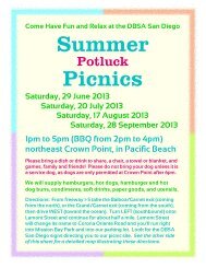 Summer Picnics - DBSA San Diego