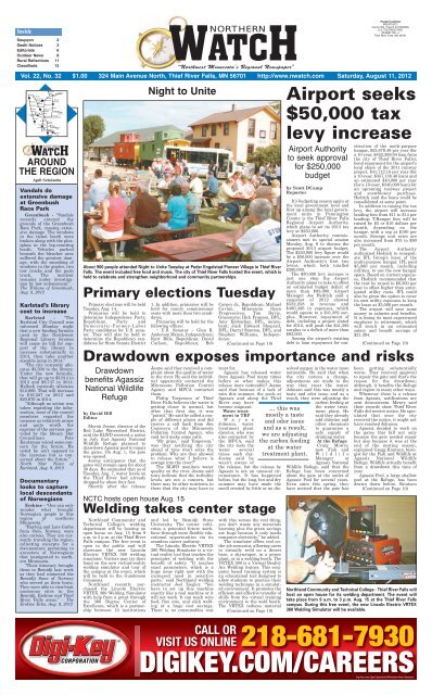 2012 - Thief River Falls Times & Northern Watch