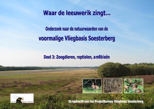 Ecologisch onderzoek vm vliegbasis Soesterberg ... - Provincie Utrecht