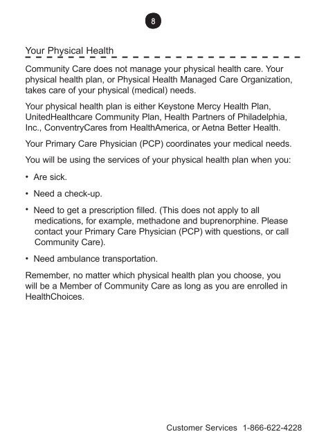 MEMBER HANDBOOK - Community Care Behavioral Health