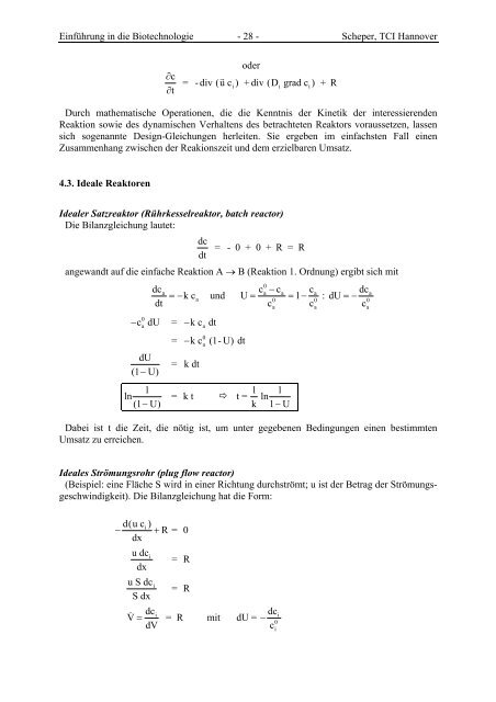 Prof. Th. Scheper Institut fÃ¼r Technische Chemie Bioprozesstechnik ...