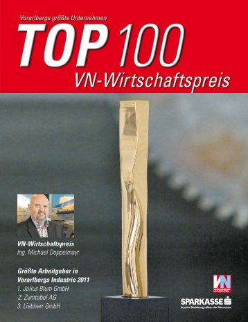 Vn-Wirtschaftspreis: Top 100 - Vorarlberg Online