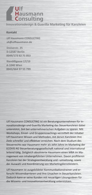 Workshops und Seminare