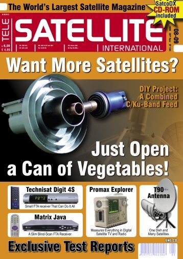 Want More Satellites? - TELE-satellite International Magazine