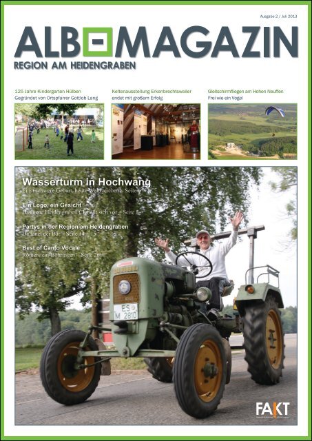 Alb Magazin - Ausgabe Heidengraben 2/2013