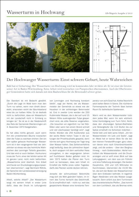 Alb Magazin - Ausgabe Heidengraben 2/2013