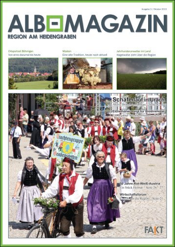 Alb Magazin - Ausgabe Heidengraben 3/2013