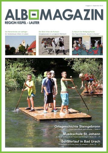 Alb Magazin - Ausgabe Kispel Lauter 2/2013 