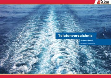 Telefonverzeichnis - De Grave Gmbh