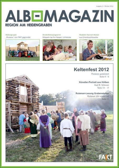 Alb Magazin - Ausgabe Heidengraben 3/2012