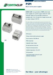 Direct current power supplies PSPI - Conta Clip