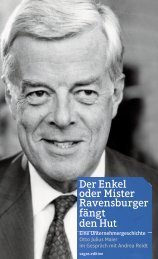 Leseprobe - Der Enkel oder Mister Ravensburger fängt den Hut