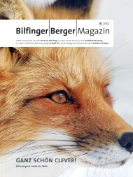 Bilfinger Berger Magazin - Agentur.zs