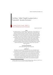 Baki Ve Nedim In Gazellerinde Sevgilideki Guzellik Unsurlari