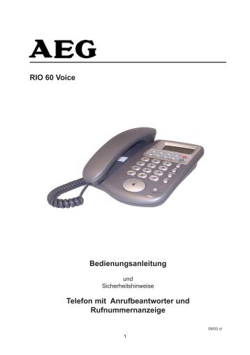 BDA Rio 60 Voice 25.09.03.pmd - JET GmbH