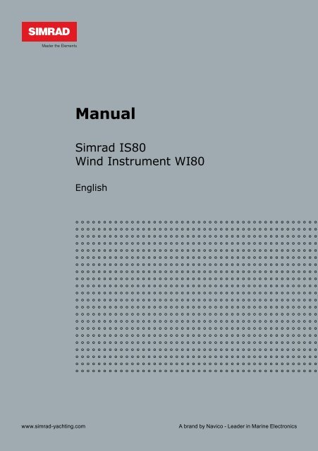 Simrad IS80 Wind Instrument Manual - Simrad Professional Series ...