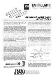 Grinding lathe tools.pdf - The Cool Tool GmbH