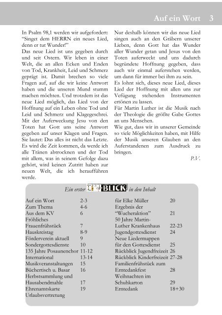 Gemeindebrief (Oktober 2008) - Heeslinger