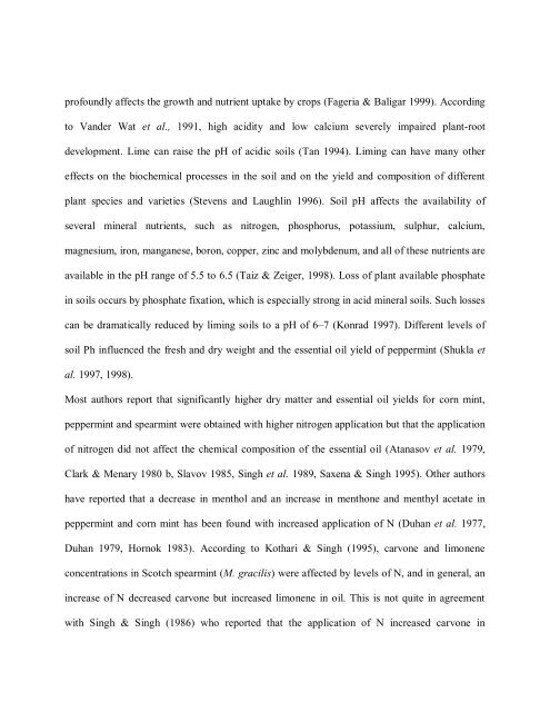 EFFECTS OF ORGANIC FERTILIZERS ON GROWTH AND YIELD ...