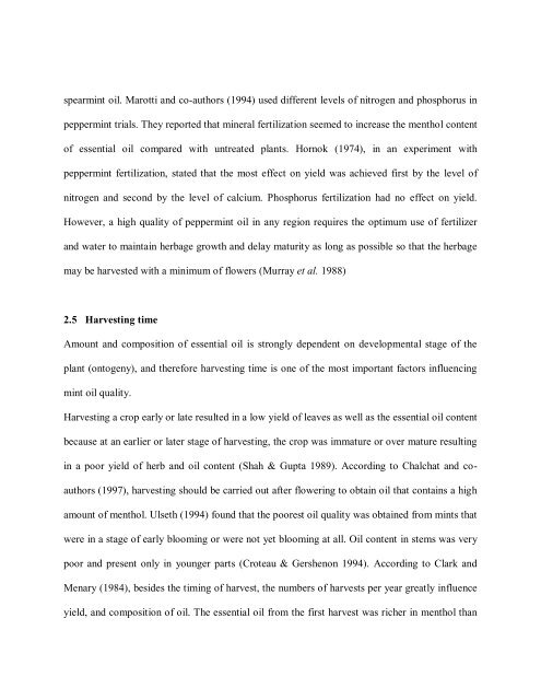 EFFECTS OF ORGANIC FERTILIZERS ON GROWTH AND YIELD ...