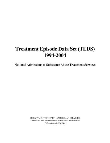 Treatment Episode Data Set (TEDS): 1994-2004 - Substance Abuse ...