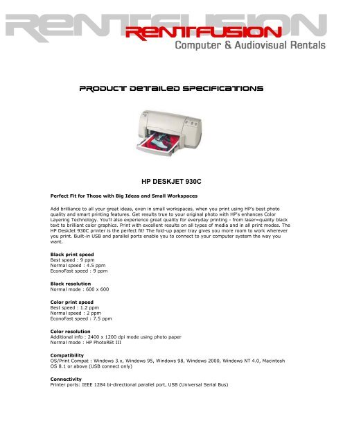 hp 930c