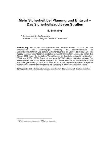 Mehr Sicherheit bei Planung und Entwurf â Das Sicherheitsaudit von ...