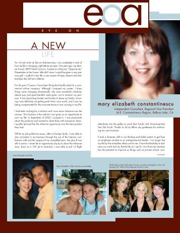 mary elizabeth constantinescu - Arbonne