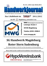 SG Handwerk Magdeburg Roter Stern Sudenburg