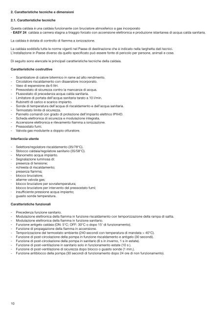 ARGO CLIMA manuale uso easy 24 - Certificazione energetica edifici