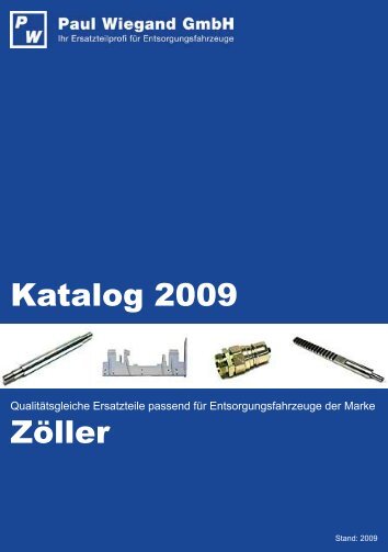 Katalog 2009 ZÃ¶ller - Paul Wiegand GmbH