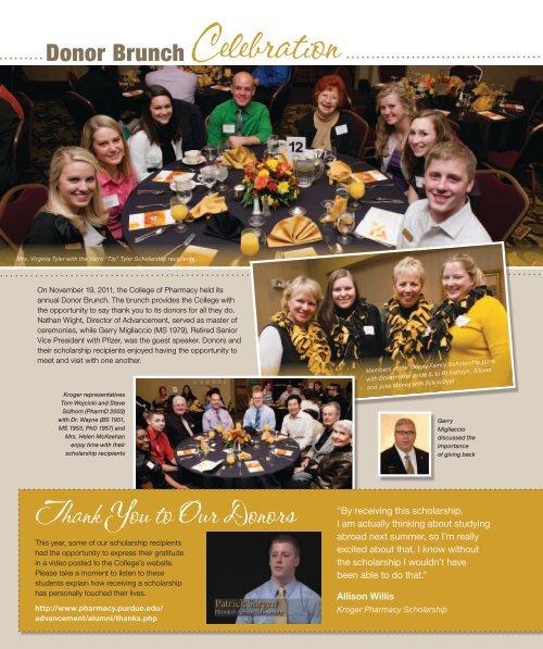 Spring/Summer 2012 - Purdue College of Pharmacy - Purdue ...