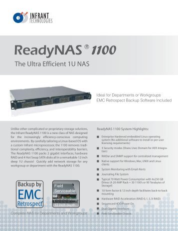 Readynas R 1100 - Data Components K+S Gmbh