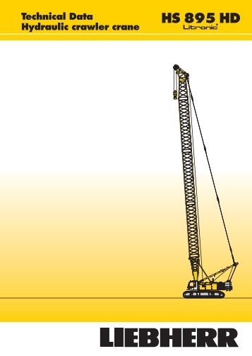 Liebherr HS 895 HD - Sarens