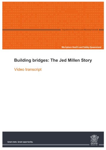 Building bridges: The Jed Millen Story