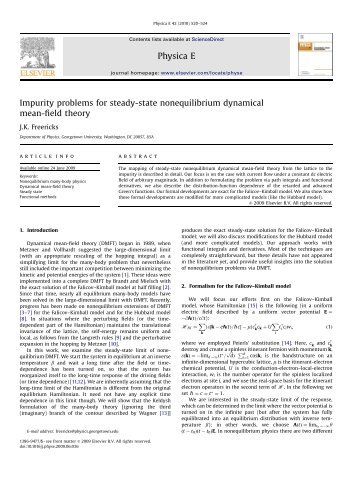 Impurity problems for steady-state nonequilibrium dynamical mean ...